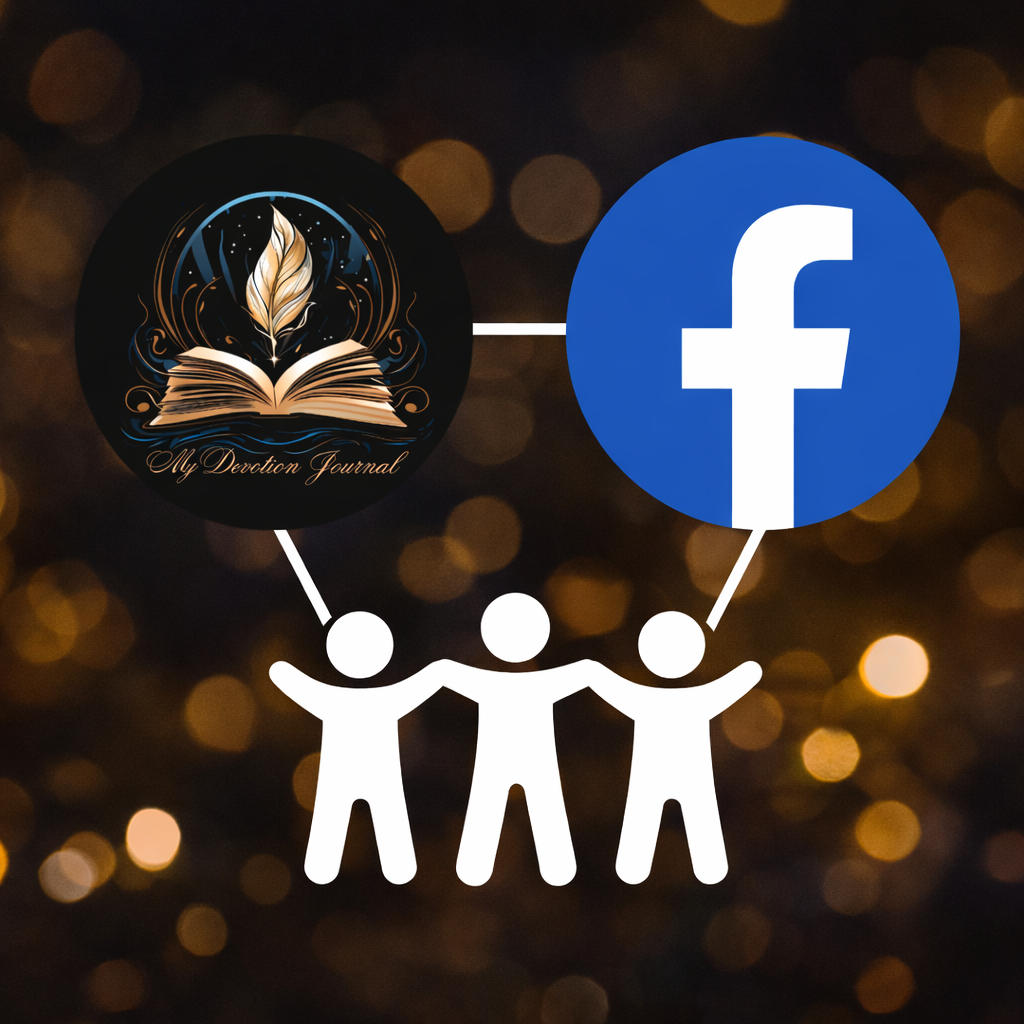 My Devotion Journal Facebook devotional community logo showing a Christian prayer journal brand connected with daily Bible devotionals and faith-based encouragement